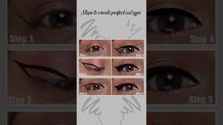 Steps To Create Perfect Cat Eyes  Eye Makeup Tutorial  shorts  SUGAR Cosmetics [upl. by Charita]