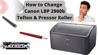 How To Change Teflon In Canon LBP 2900 Printer  Canon LBP 2900 Fuser Film Change [upl. by Coke]