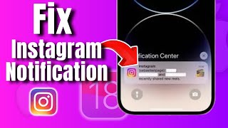 Fix instagram notifications not working iphone 2024 UPDATED [upl. by Ebocaj]