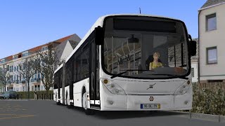 OMSI 2 Volvo B12BLEA MarcopoloRoute 11 Express Map [upl. by Glynis571]