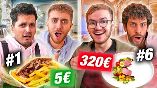 On mange dans 8 restaurants de plus en plus chers en 24h [upl. by Novaj]