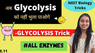 Easy and Short Trick to learn GLYCOLYSIS  NEET Biology Tricks [upl. by Otecina]