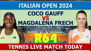 Coco Gauff vs Magdalena Fręch  Italian OPEN 2024  Tennis predictions [upl. by Pillow]