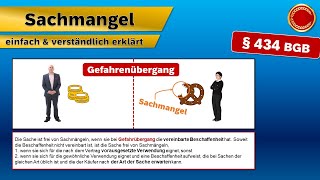 § 434 BGB  Sachmangel beim Kaufvertrag  👨🏼‍🎓 EINFACH ERKLÄRT 👩🏼‍🎓 [upl. by Dwan283]