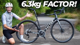 NEW Factor O2 VAM Impressions 63kg aero climbing bike launched [upl. by Sansen759]