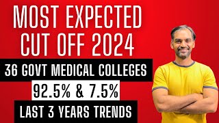 Expected cut off 2024  MBBS Cut off marks 2024 [upl. by Intyrb]