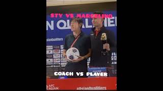 Kelucuan STY dan MARCELINO saat konf pers funny football [upl. by Reeta]