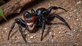 Black widow spiders [upl. by Gordie]