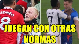 VINICIUS AGREDE A UN JUGADOR DEL LEIPZIG Y NO HAY ROJA  ¡ES EL REY DE LA IMPUNIDAD [upl. by Reemas24]