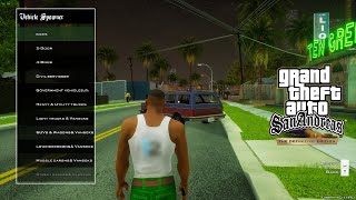 Обзор модов GTA SA The Definitive Edition 25 – Трейнер  Simple Trainer [upl. by Suivatnad721]