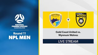 NPL Men Round 11  Gold Coast United vs Wynnum Wolves [upl. by Anjela]