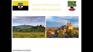 saxony anhalt eas alarm federal state of germany🇩🇪 [upl. by Martinson]