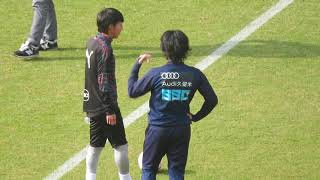 中村憲剛と岩下敬輔共に今シーズンで現役引退を決めた両選手の試合前の談笑シーン20201212 サガン鳥栖ー川崎フロンターレ 駅前不動産スタジアム [upl. by Mojgan]