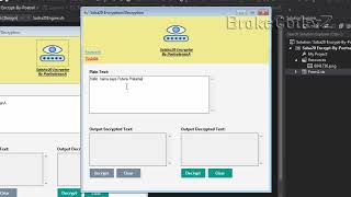 Source code Salsa20 Encryptor VBNET C [upl. by Nylaehs580]