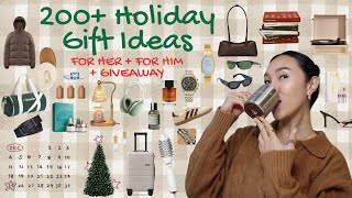 200 HOLIDAY GIFT IDEAS FOR HER amp HIM  HOLIDAY GIVEAWAY [upl. by Arahset70]