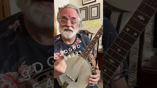 Lesson 1  Bluegrass Banjo in a Minute [upl. by Adnohsat]