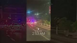 Protocol  Shahrah e faisal  Night  police siren 🚨 [upl. by Flower466]