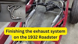 Making the TriY Style Header Collectors and Finishing the Exhaust on the 1932 Roadster Projects [upl. by Eladnar391]