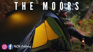 Solo Moorland Autumnal Wild Camping in the Nordisk Telemark 22LW Tent [upl. by Pammi]