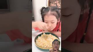 TRICK MAKAN CEPA mukbang food funny cute invention baby dubbing [upl. by Sophy]