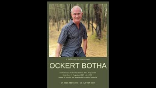 Gedenkdiens vir Ockert Botha [upl. by Ranite]