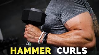 How To Do Hammer Curls for HUGE Biceps BICEP GROWTH [upl. by Blalock]