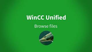 WinCC Unified V18 List files and folders structures with JavaScript [upl. by Nahtnhoj]