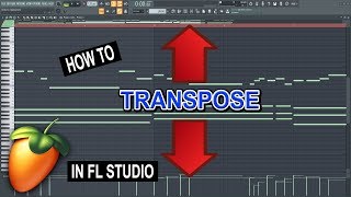 How To Transpose In FL Studio 20 Notes amp Arrangements [upl. by Ellenaj223]