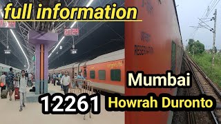 12261 Howrah Duronto express  check it out its good or bad [upl. by Ahsil]