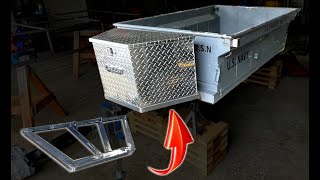 Tongue Box Install  Overland Trailer Build Part 7 [upl. by Hartzell]