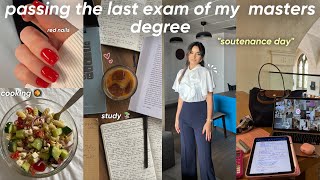 Soutenance vlog 📚🎓💌أخيرا ساليت قرايتي 🥹 دوزو معايا آخر امتحان ماستر في حياتي 📊💫Master degree 📜 [upl. by Anawk947]