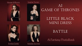 AI Game of Thrones Little Black Mini Dress Battle [upl. by Carroll]