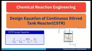 Design Equation of Continuous Stirred Tank Reactor CSTR or MFR [upl. by Casey]