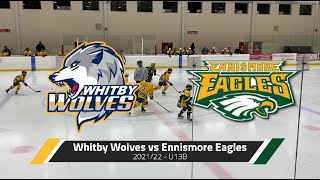 U13B  Whitby Wolves vs Ennismore Eagles [upl. by Edrei]