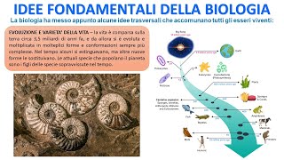 IDEE FONDAMENTALI DELLA BIOLOGIA [upl. by Hanaj30]