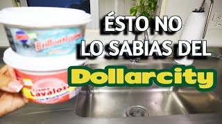 BRILLO ESPEJO EN OLLAS Y LAVAPLATOS DE ACERO INOXIDABLE  3 PRODUCTAZOS DE DOLLARCITY MINIMALISMO [upl. by Ytomit908]