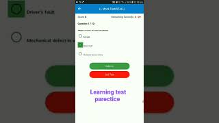 Learning licence test parectice [upl. by Erick]