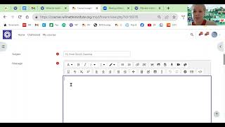 Moodle Tutorial 3 of 3 How to Post in the Moodle Forums [upl. by Alister]