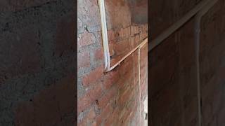 O😮 shit yaar😂🤩😜😍electrician electronicmusic shortsfeed wirring wallcutting [upl. by Ojeitak]