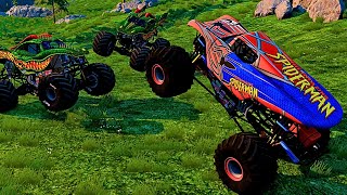 Monster Truck Madness JawDropping Stunts Compilation 🚜💨 [upl. by Edouard884]