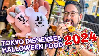 Tokyo DisneySea Halloween Food Tour 2024 [upl. by Eenerb638]