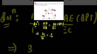 Chapter 6 triangles Class 10 Thales theorem  BPT Important questions series maths cbse class 10 [upl. by Vanzant]