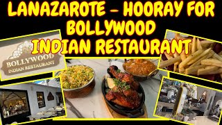 LANZAROTE  BOLLYWOOD INDIAN RESTAURANT COSTA TEGUISE [upl. by Lali]