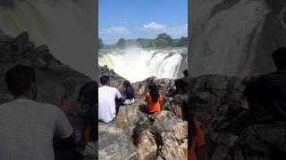 Must visit spot in Karnataka Tamilnadu border  hogenakkal waterfalls shorts [upl. by Shellie]