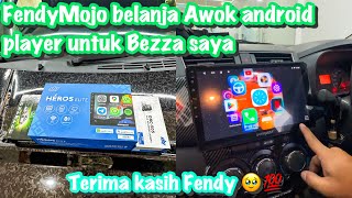 Fendymojo BELANJA AWOKDEW ANDROID PLAYER  PERODUA BEZZA GR  ABANG PREMIUM THANK YOU [upl. by Mitchael]