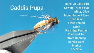 Fly Tying  Caddis Pupa [upl. by Korwin]