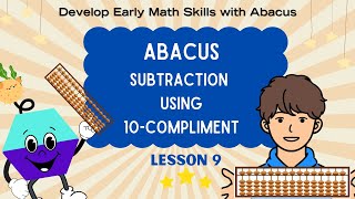 Abacus tutorial for beginners and kids Lesson 9 Addition with 10complement [upl. by Ellette]