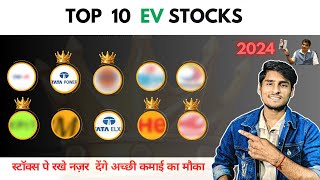 Top 10 EV Stocks To Invest in 2024 [upl. by Nhar]