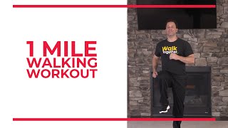 1 Mile Walking Workout  At Home  Walk Together [upl. by Laeynad]