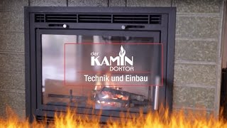 Technik und Einbau  Kaminkassette zum Nachrüsten offener Kamine [upl. by Mcevoy458]